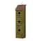 Glitzhome® 18" Green Window-Blinds Distressed Solid Wood Birdhouse